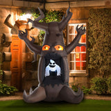 Aufblasbar Halloween Baum Gespenst, 240 cm mit LED-Beleuchtung. Halloween Deko Luftfigur