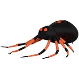 Aufblasbare Halloweendeko Große Spinne 160 x 43 cm mit LED-Beleuchtung
