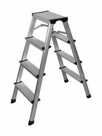 Aluminium-Trittleiter, Stehleiter, Klappleiter, Haushaltsleiter. 4, 5 oder 6 Stufen.