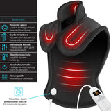 Elektrisches Heizkissen für Rücken Schulter Nacken mit Abschaltautomatik 9 Heizstufen 60x85cm