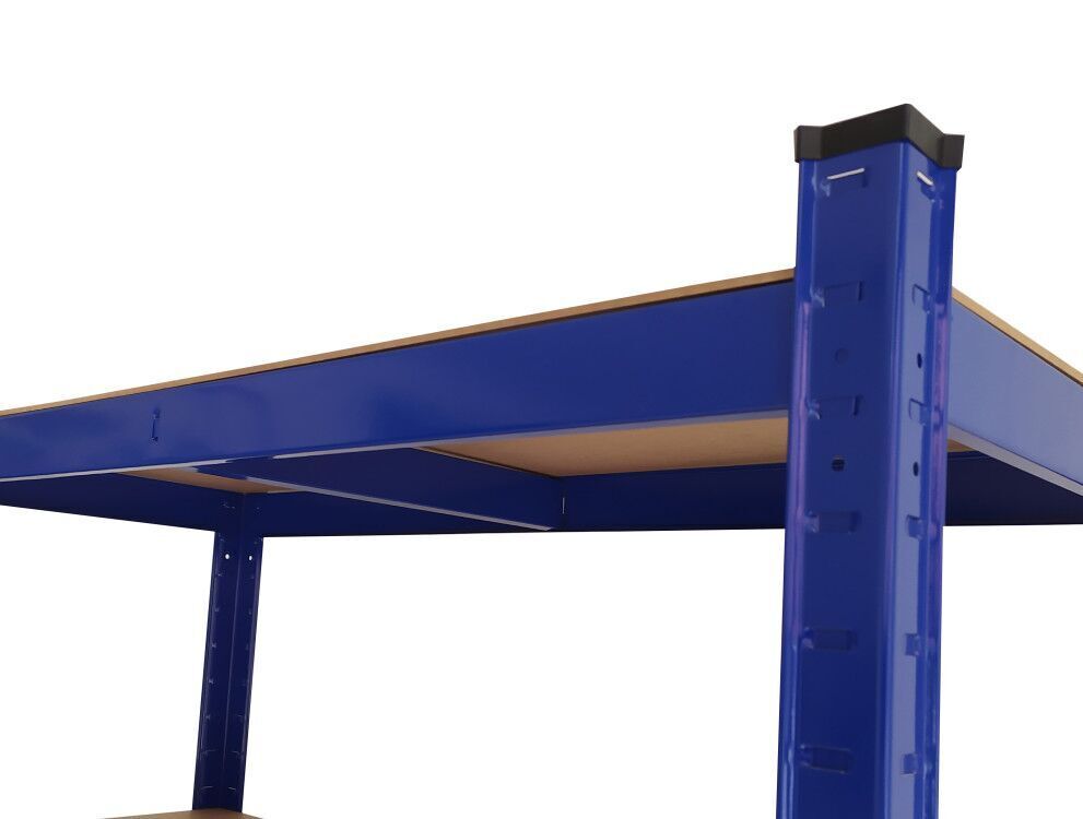 Stellingkast, Opbergrek, Rek Voor Zware Lasten, Max. Met 875 Kg Belastbaar Kelderrek Met Verzinkt Oppervlak Insteekrek Blauw Stellingkast, Opbergrek, Rek Voor Zware Lasten, Max. Met 875 Kg Belastbaar Kelderrek Met Verzinkt Oppervlak Insteekrek Blauw
