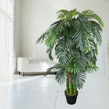 Künstliche Areca-Palme 180 cm mit 42 textilen Palmwedeln