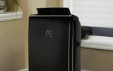 Mobile Klimaanlage 2600 Watt, 9000 BTU, R290. Farbe: Dunkelgrau.