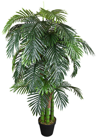 Künstliche Areca-Palme 180 cm mit 42 textilen Palmwedeln