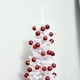 Tannenbaum Weihnachtsbaum Christbaum ohne Deko, weiß, 180 cm