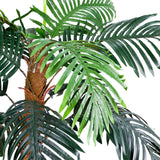 Künstliche Königspalme mit Naturstamm 140 cm