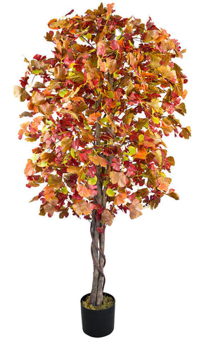 Künstlicher Ginkgobaum herbstlich 180 cm