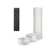 Mobile Klimaanlage 2100 Watt, 7000 BTU. R290. Farbe: Dunkelgrau