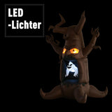 Aufblasbar Halloween Baum Gespenst, 240 cm mit LED-Beleuchtung. Halloween Deko Luftfigur