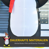 Aufblasbarer Pinguin, 243 cm mit LED-Beleuchtung. Weihnachten Deko Luftfigur
