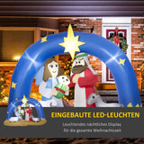 Aufblasbarer Weihnachtsbogen 1,57 m Bibel-Bogen von Jesus' Geburt mit LED