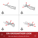 Weihnachtsbaum Christbaum zusammenklappbar und abnehmbar, grün, 150 cm