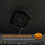 Aufblasbares Kürbis-Gespenst, 270 cm mit LED-Beleuchtung. Halloween Deko Luftfigur