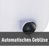 Aufblasbares großes Gespenst Nr. 2 mit Kürbis, 180 cm mit LED-Beleuchtung. Halloween Deko Luftfigur