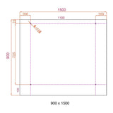 Glas-Vordächer, sehr exklusiver Regenschutz 150/200 cm Breite. VSG Sicherheitsglas.