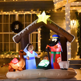 Aufblasbarer Weihnachtsbogen, 180 cm mit LED-Beleuchtung. Weihnachten Deko Luftfigur