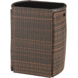 Polyrattan Sitzgruppe 2er Set mit Tisch. Bistrotisch, Bistroset. platzsparend ineinander zu schieben. 3 Farben.