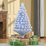 Weihnachtsbaum Tannenbaum Christbaum LED -Beleuchtung, Stern, blauweiß, 120 cm