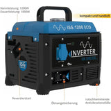 Inverter Stromgenerator 1200 Watt Notstromaggregat sparsam und für empfindliche Geräte geeignet