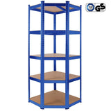 Eckteil zu Schwerlastregalen für Regale 180 x 90 x 40 cm bis 875 kg Eckregal Farbe blau