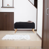 Sitztruhe 40 Liter. 80 x 40 x 39,5 cm. Mit Stauraum, Sitztruhe, Sitzhocker mit Stoff-Polsterung.