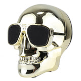 Totenkopf Skull - aktiver Bluetooth - Handy - Lautsprecher. Tragbar. Ideal am Schreibtisch, Garten, Urlaub, Auto usw.