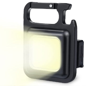 Superhelle Taschenlampe in dieser Größe. Als Schlüsselanhänger. Aufladbar per USB.
