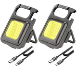 Superhelle Taschenlampe in dieser Größe. Als Schlüsselanhänger. Aufladbar per USB.