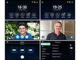 Video-Türsprechanlage mit Internet und WLAN inklusive Monitor für weltweiten Zugriff